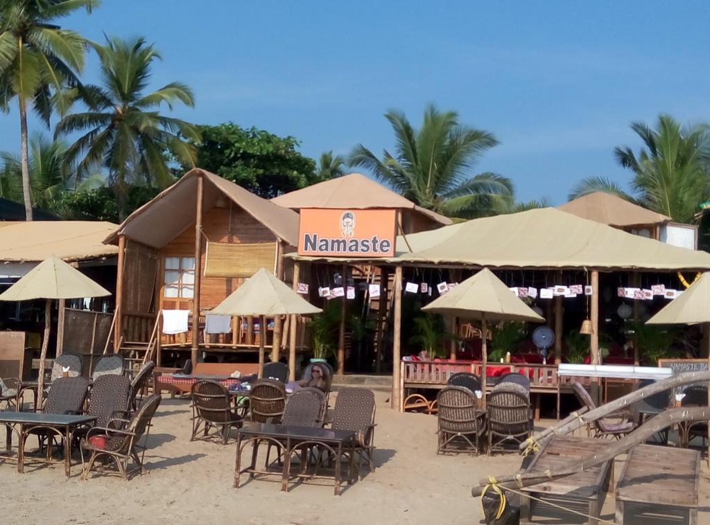 Namaste Beach Huts Hotel Patnem Beach Exterior foto